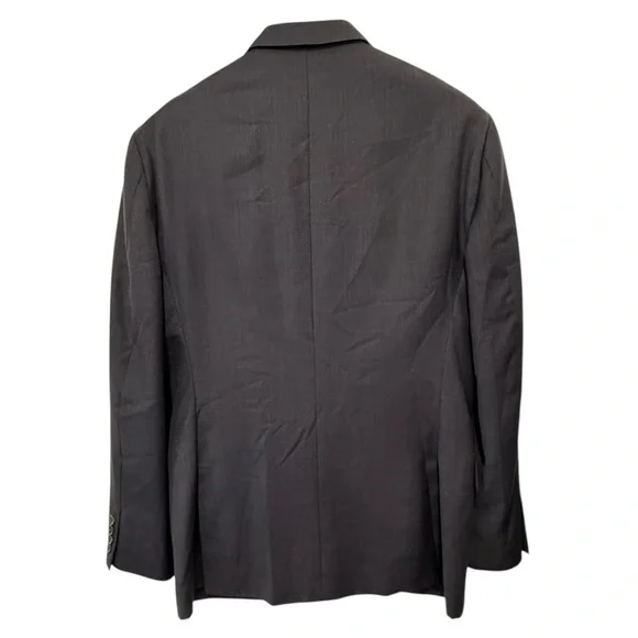 J. Crew Ludlow Jacket Italian Worsted Wool Charcoal Blazer Sports Coat Size 44R - Picture 2 of 10